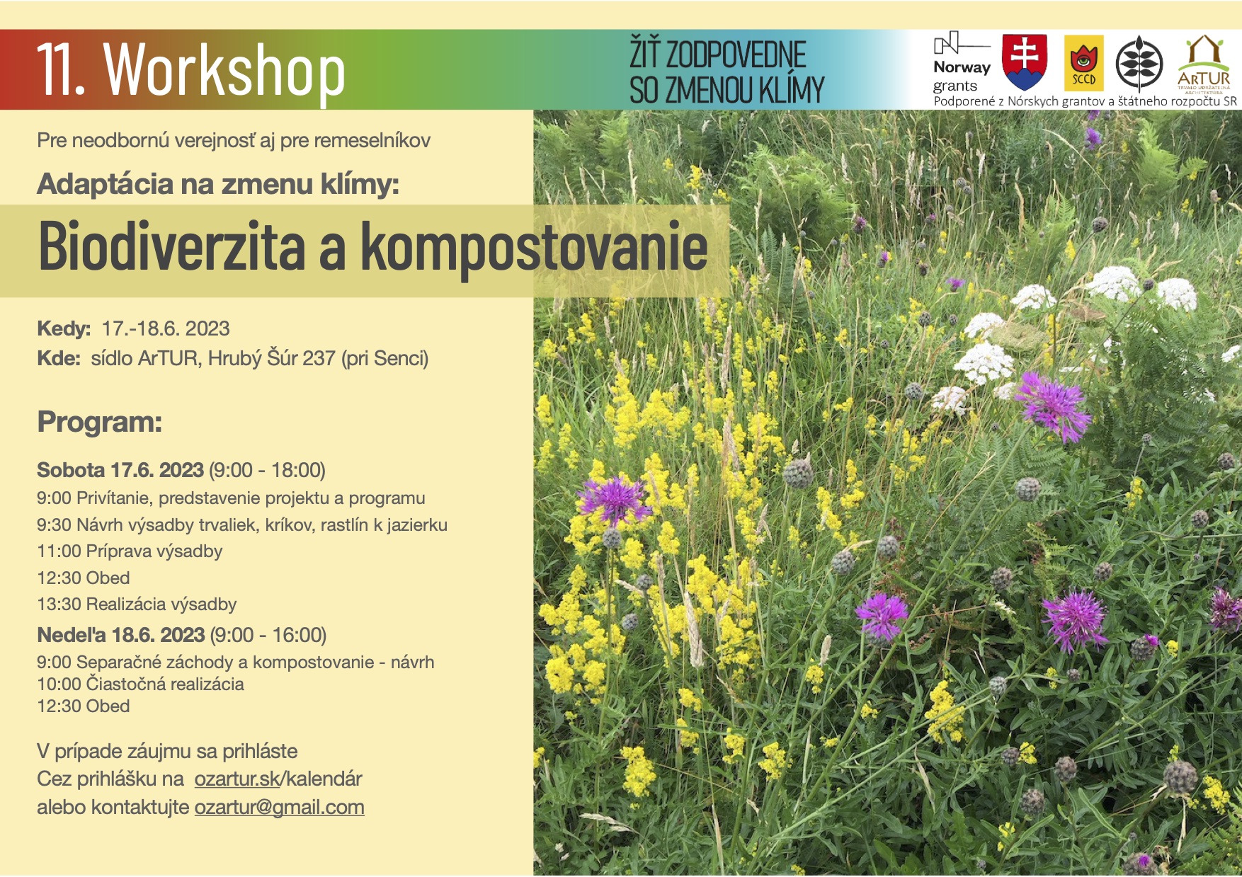 WORKSHOP V TERÉNE O BIODIVERZITE A KOMPOSTOVANÍ